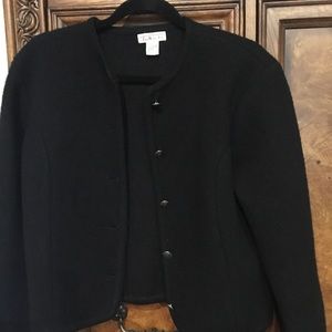 Pull Femme Talbots à Boutons Dans Le Dos - Noir, Taille Large, Motif Floral, Neuf Avec étiquettes (ancien Prix 69$)